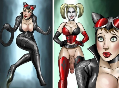 Harley Quinn nudi di modelli fotografie